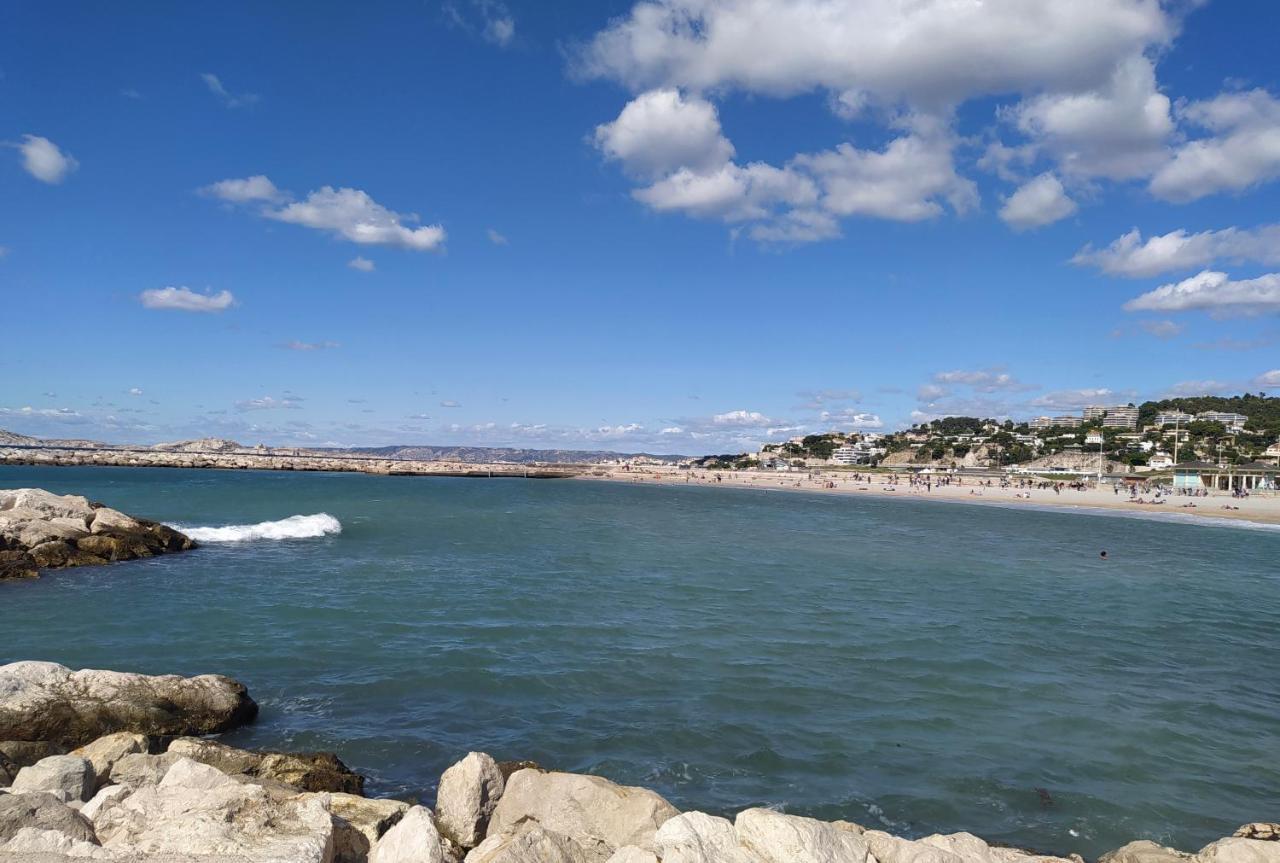 Sun Escape, Appart Renove Climatise 3 Pieces 4-6 Pers, 350M De La Plage Marsilya Dış mekan fotoğraf