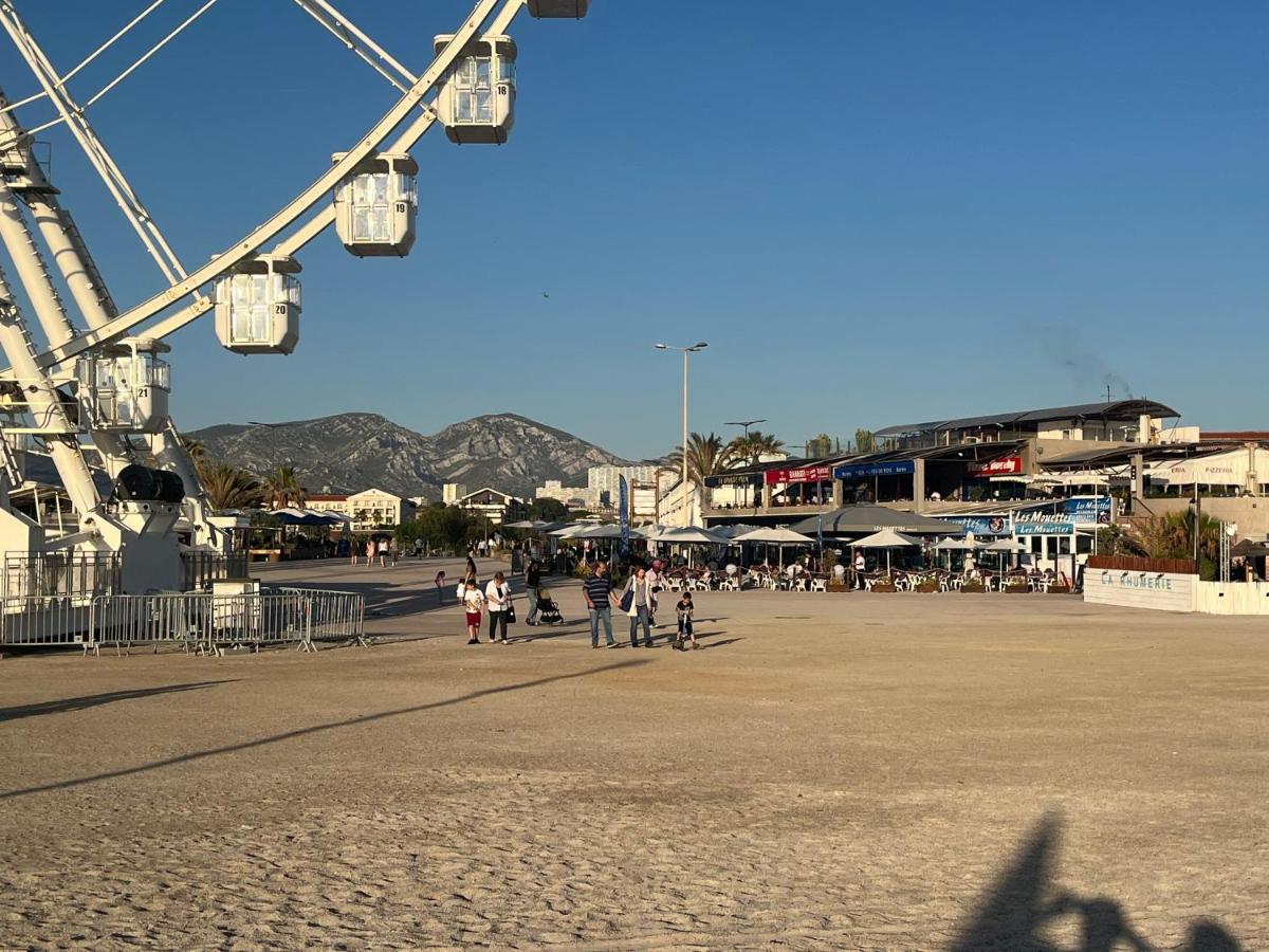 Sun Escape, Appart Renove Climatise 3 Pieces 4-6 Pers, 350M De La Plage Marsilya Dış mekan fotoğraf